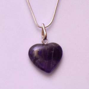 Heart Pendant-Amethyst