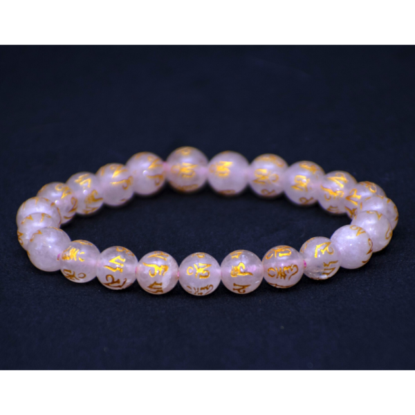 Bracelets-Rose Quartz (Mantra Bracelet)