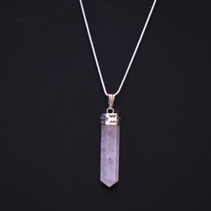 Rose quartz pendant