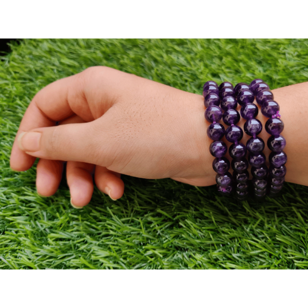 Beads Bracelet-Amethyst