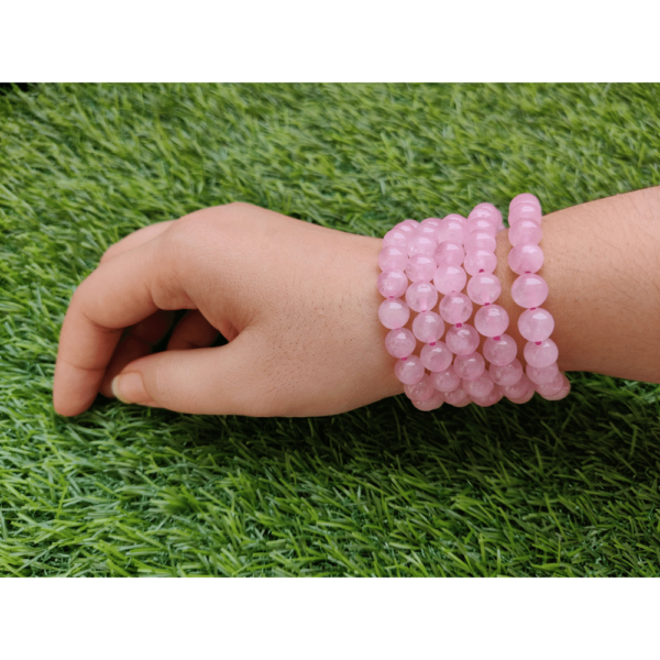 Beads Bracelet-Rose Quartz