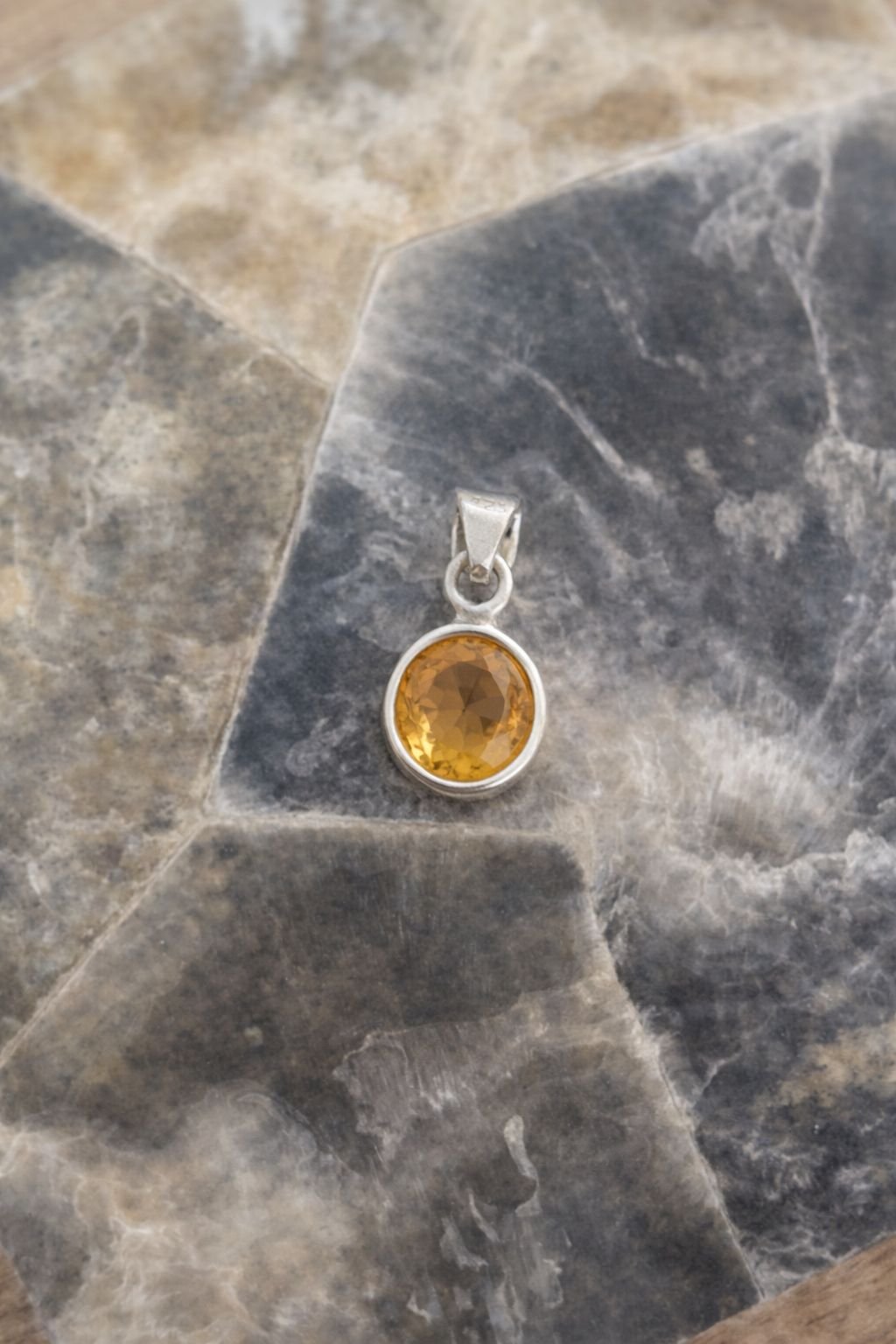 Gemstone Pendant - Citrine