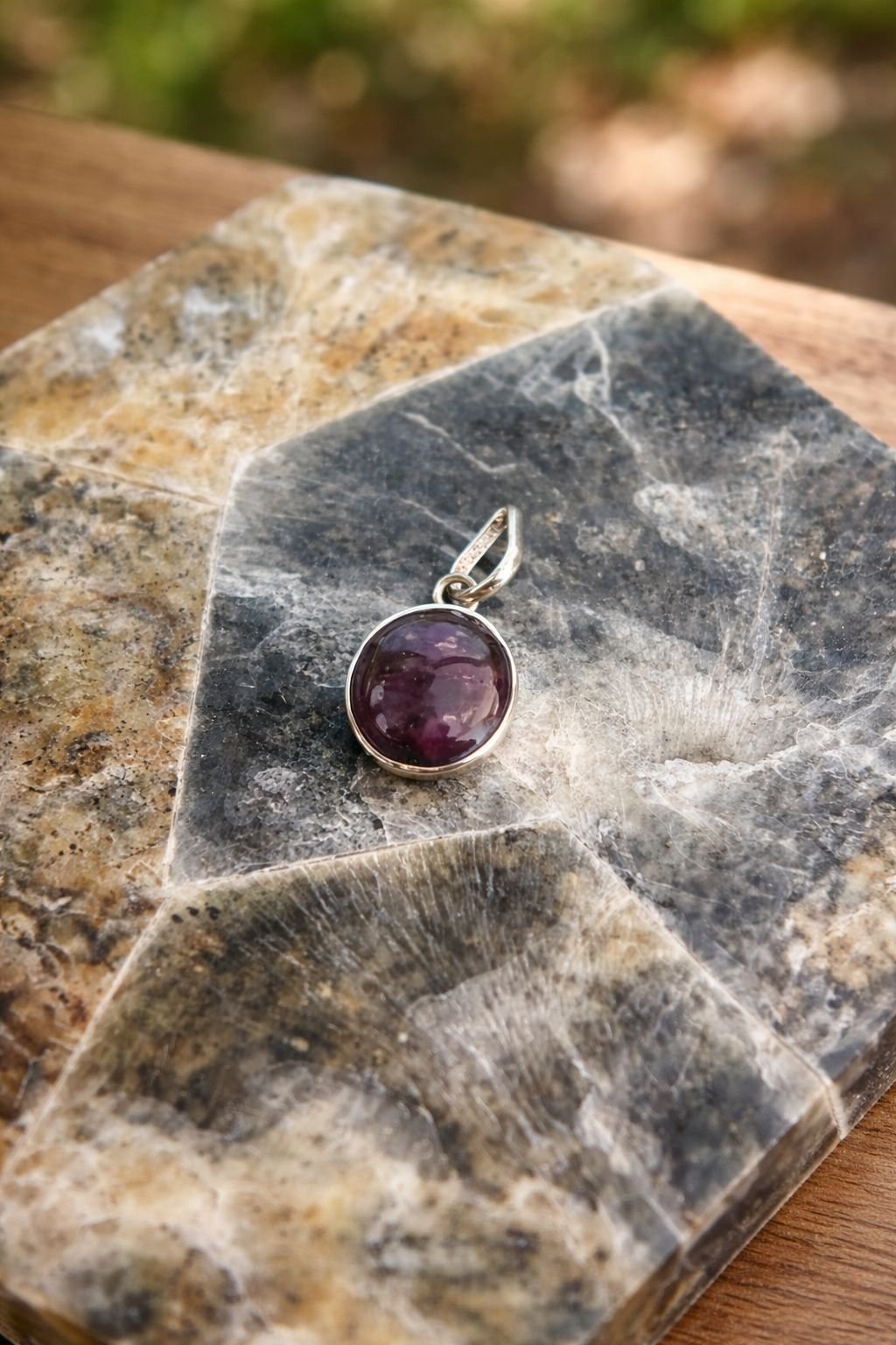 Gemstone Pendant - Ruby